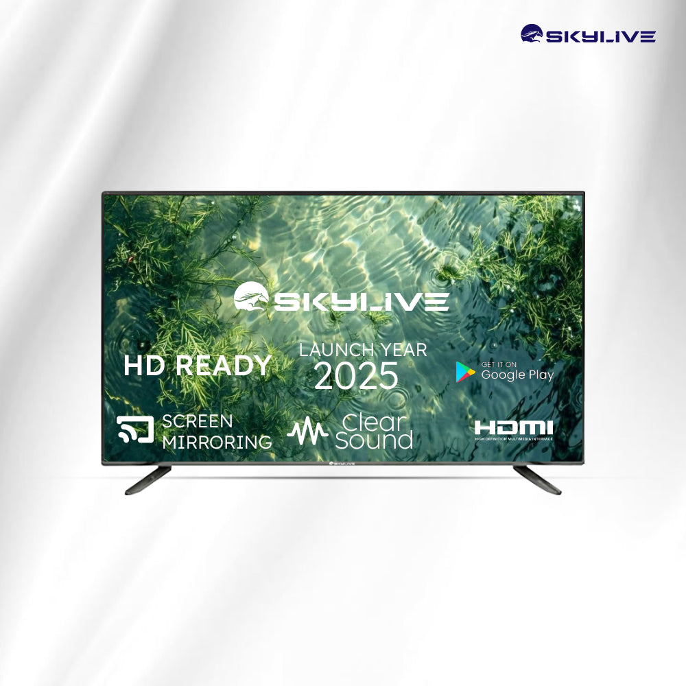 Skylive 80 cm (32 inches) Bezel-Less Smart Android TV (SL32S) SL4000 (2024 Model)
