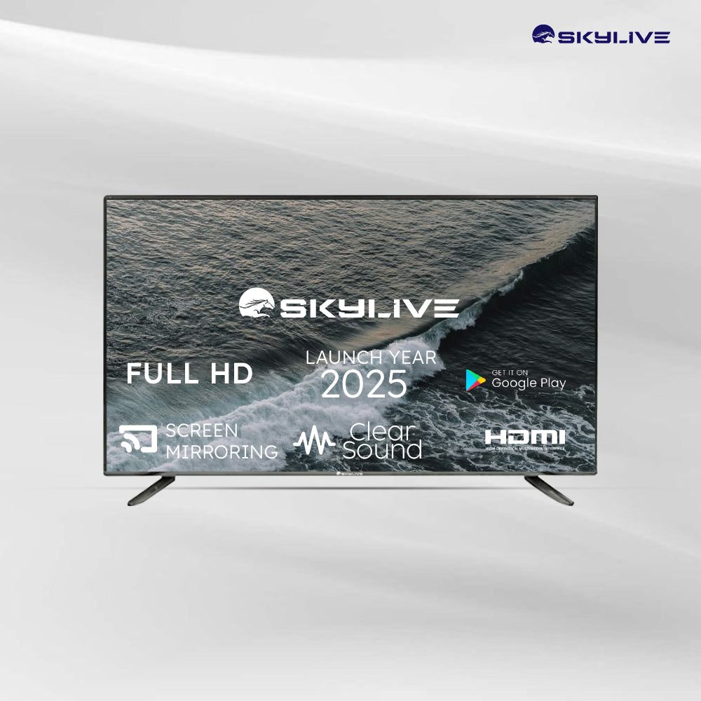 Skylive 101.6 cm (40 inches) Bezel-Less Full HD Smart Android LED TV (SL40S) SL5000 (2024 Model)