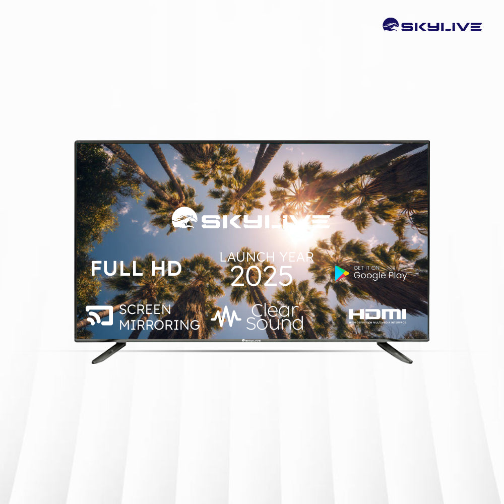 Skylive 101.6 cm (40 inches) Bezel-Less FHD AndroidLED TV (SL40PROV) With Voice command Remote SL5000 (2024 Model)