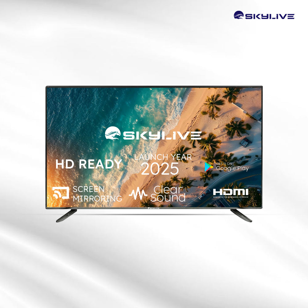 Skylive 80 cm (32 inches)Bezel-Less Smart Android TV (SL32PRO) SL4000 (2024 Model)