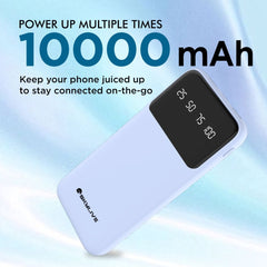 Skylive Power Bank SLFPB0072 10K mAh Rubber Finish Black